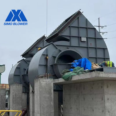 উচ্চ গতির বড় হেভি ডিউটি ​​সেন্ট্রিফিউগাল ফ্যান কার্বন ইস্পাত